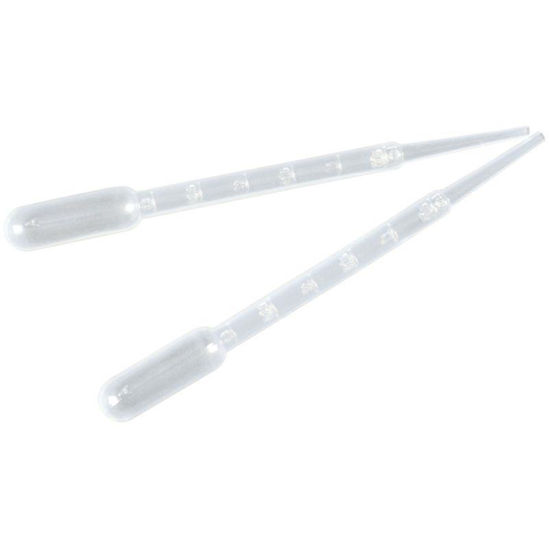 Image de  Lot de 10 pipettes compte goutte 3 ml graduées 