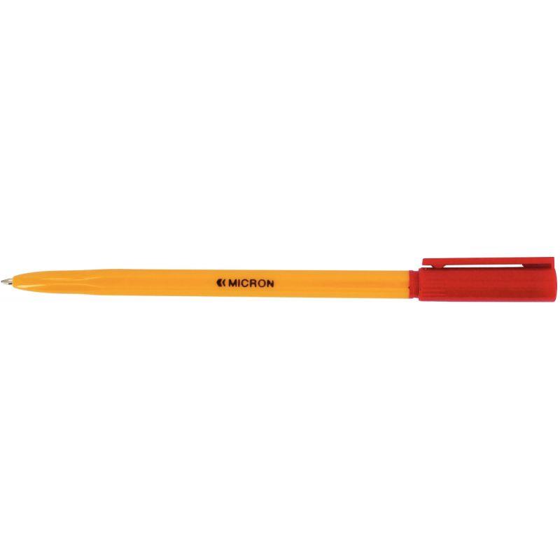 Image de  Boîte de 50 stylos bille Micron pointe fine rouge 