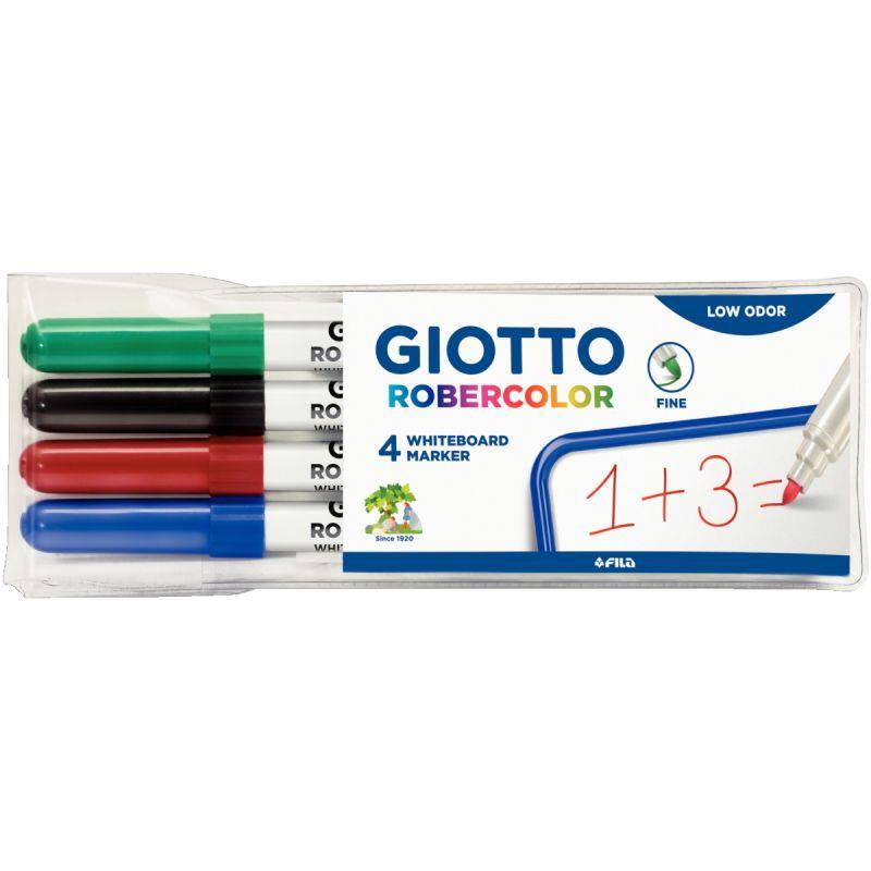Image de  Étui de 4 feutres Robercolor pointe ogive assortis 