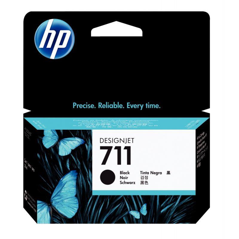 Image de  HP 711 cartouche d''encre noire authentique (CZ129A) 