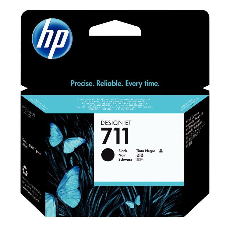 Image de  HP 711 cartouche d''encre noire authentique (CZ133A) 