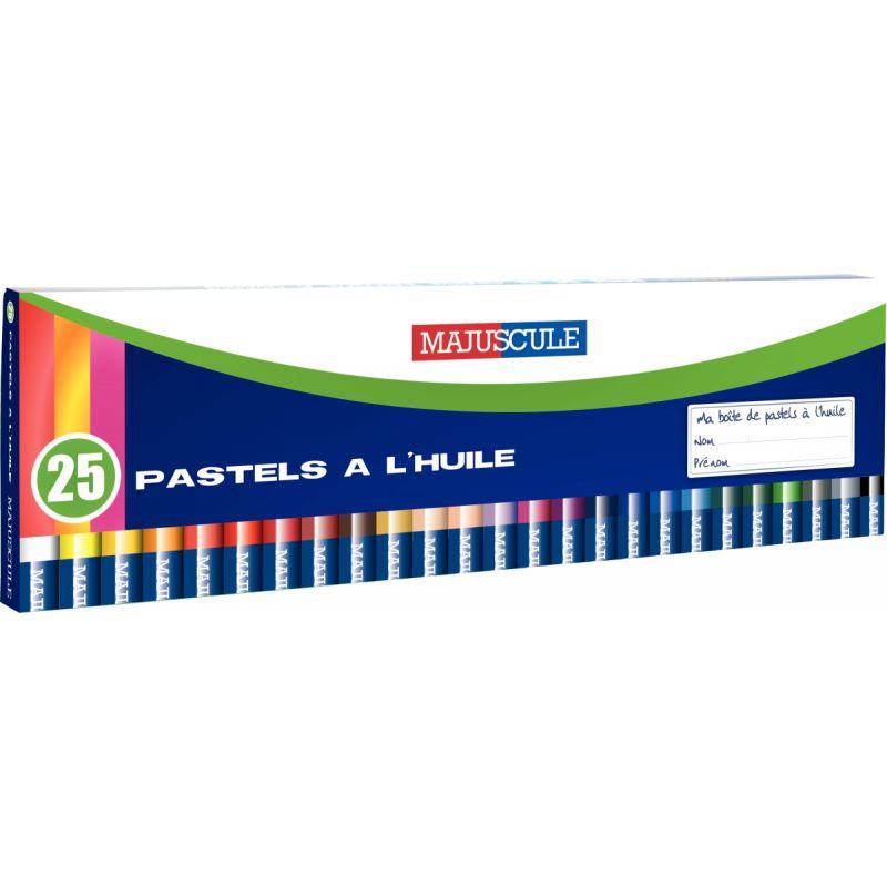 Image de  Boîte de 25 pastels à l''huile Majuscule 