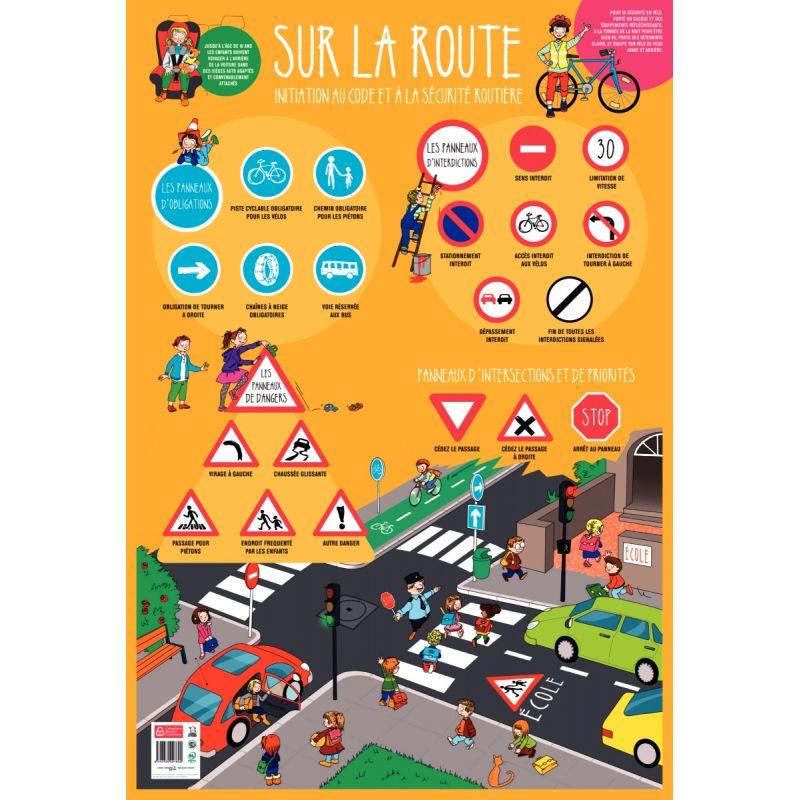 Image de  Poster en PVC 76x52cm le code de la route 