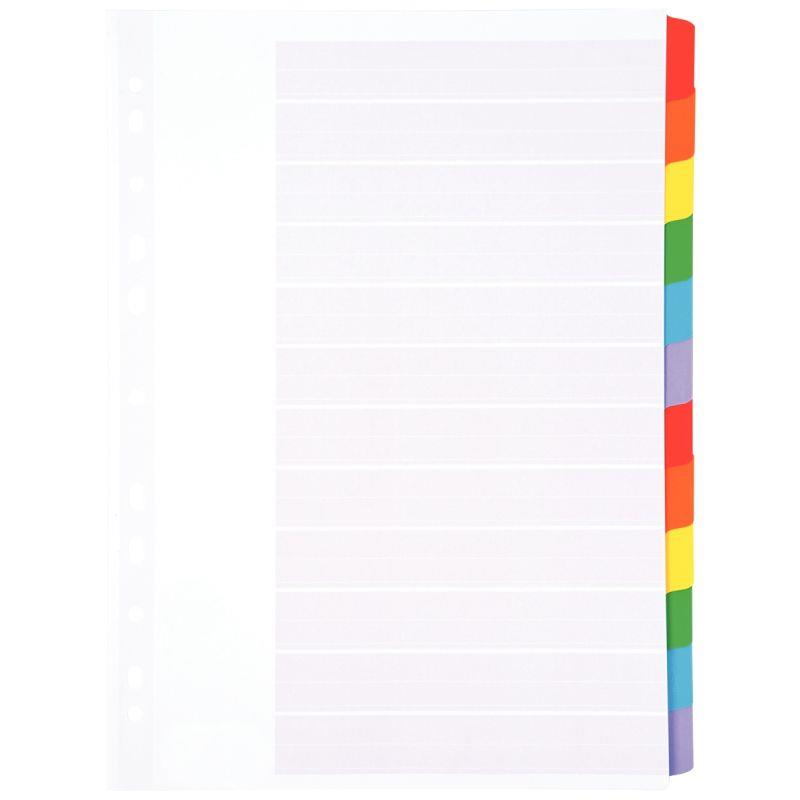 Image de  Jeu de 12 intercalaires en carte Mylar, format A4+ 