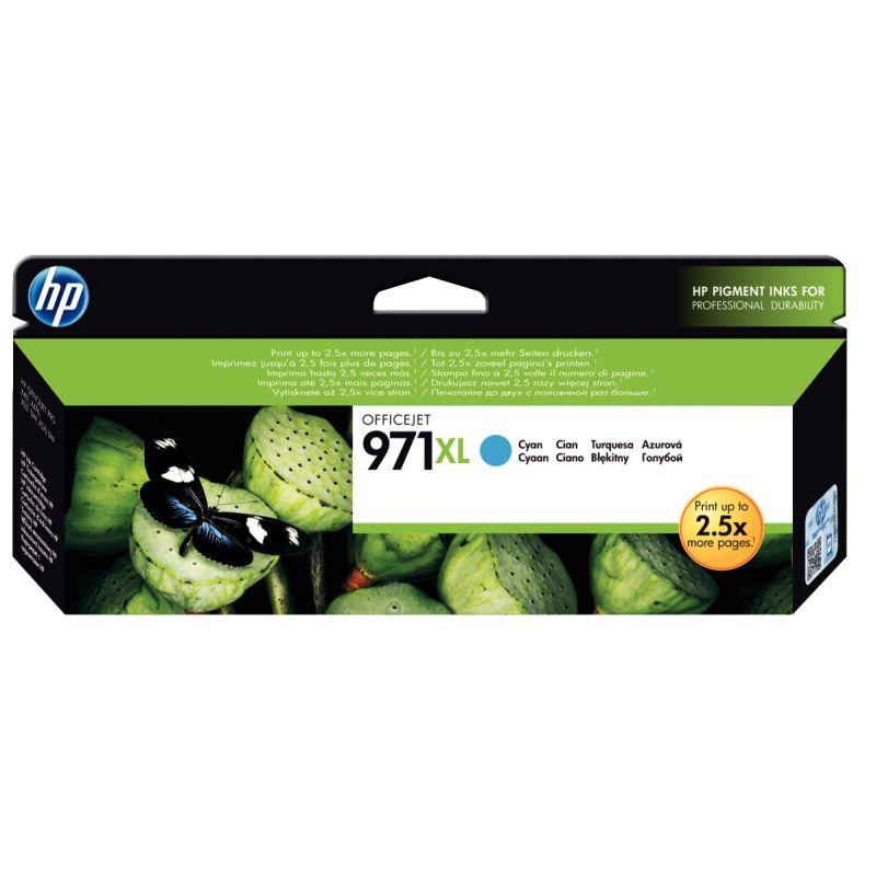 Image de  HP 971XL cartouche d''encre cyan grande capacité authentique (CN626AE) 