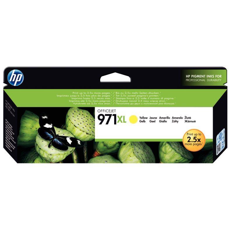 Image de  HP 971XL cartouche d''encre jaune grande capacité authentique (CN628AE) 