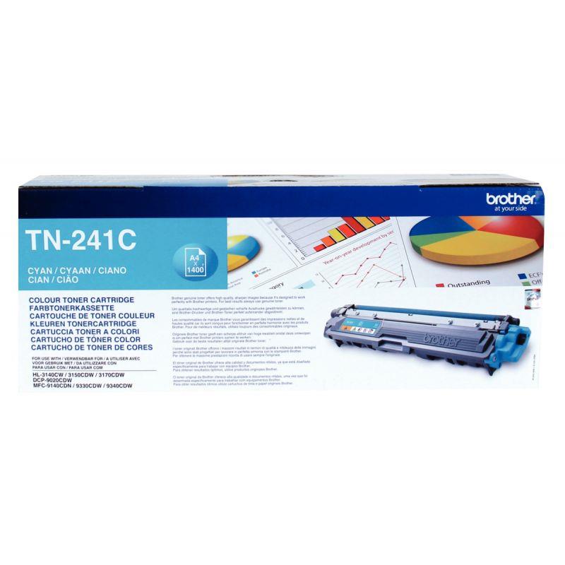 Image de  Brother TN241C toner laser cyan authentique 