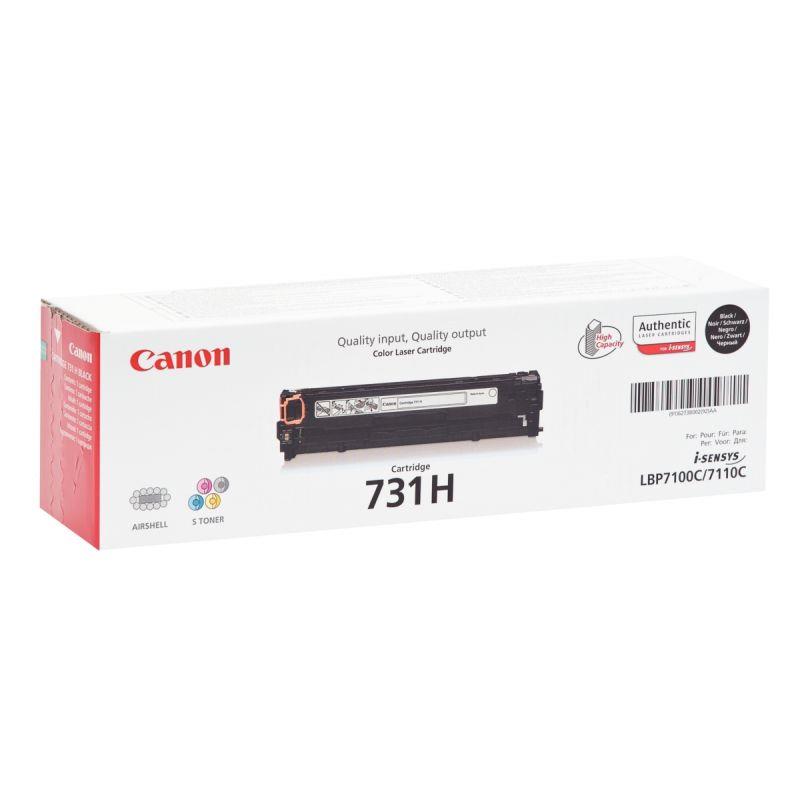 Image de  Canon 731H cartouche laser noir haute capacité authentique 