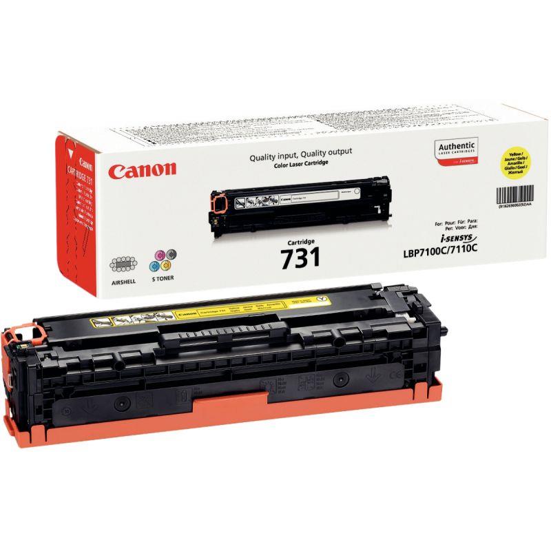Image de  Canon 731 cartouche laser jaune authentique 