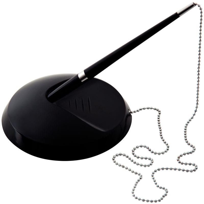 Image de  Stylo bille sur socle noir 