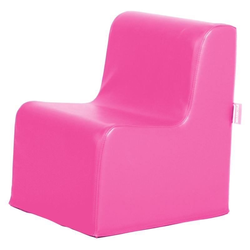 Image de  Chauffeuse simple en PVC 35x40x45cm fuschia 
