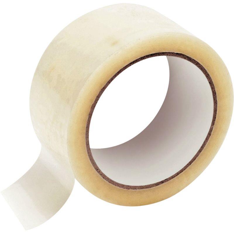 Image de  Lot de 6 rouleaux adhésifs en polypropylène transparent 66mx48mm 