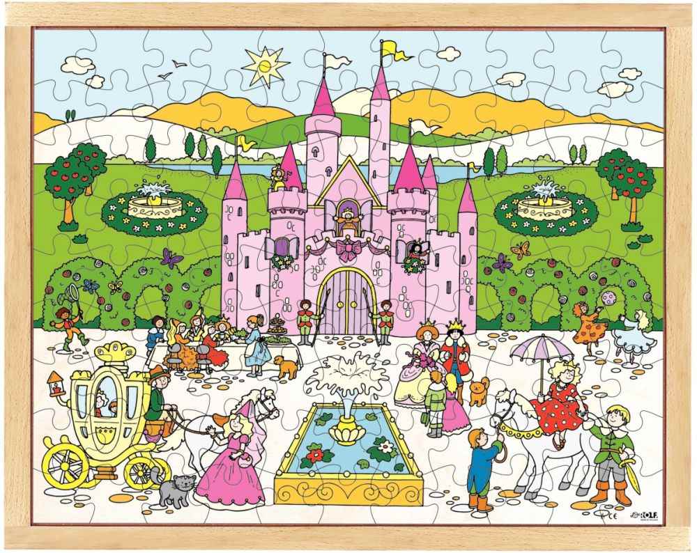 Image de  Puzzle le château de la princesse. 