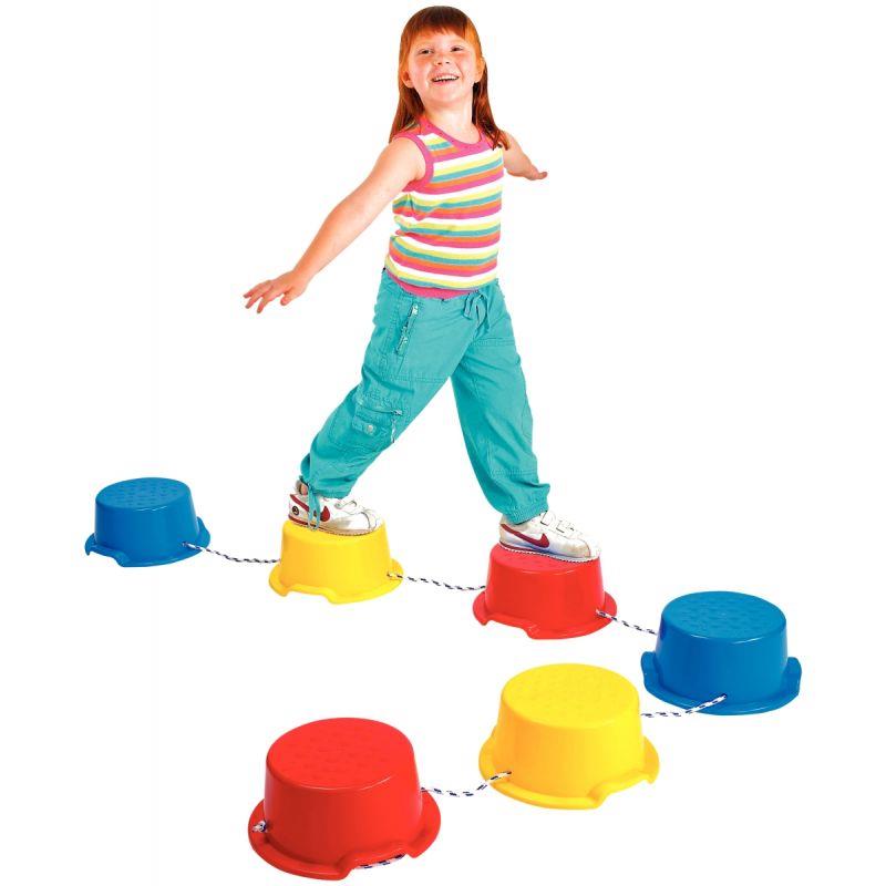 Image de  Set de 6 pierres diamètre 30cm hauteur 13cm avec fil 