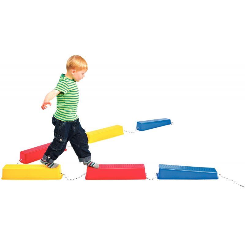 Image de  Set de 6 pavés 53,5x14cm avec fils couleurs assorties 