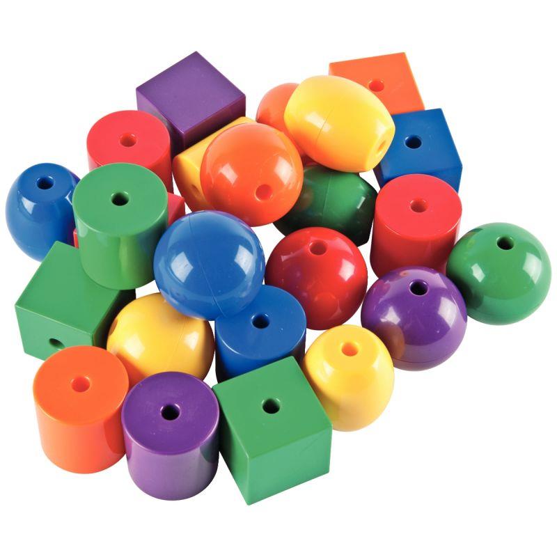 Image de  Sachet de 48 perles géantes à lacer 