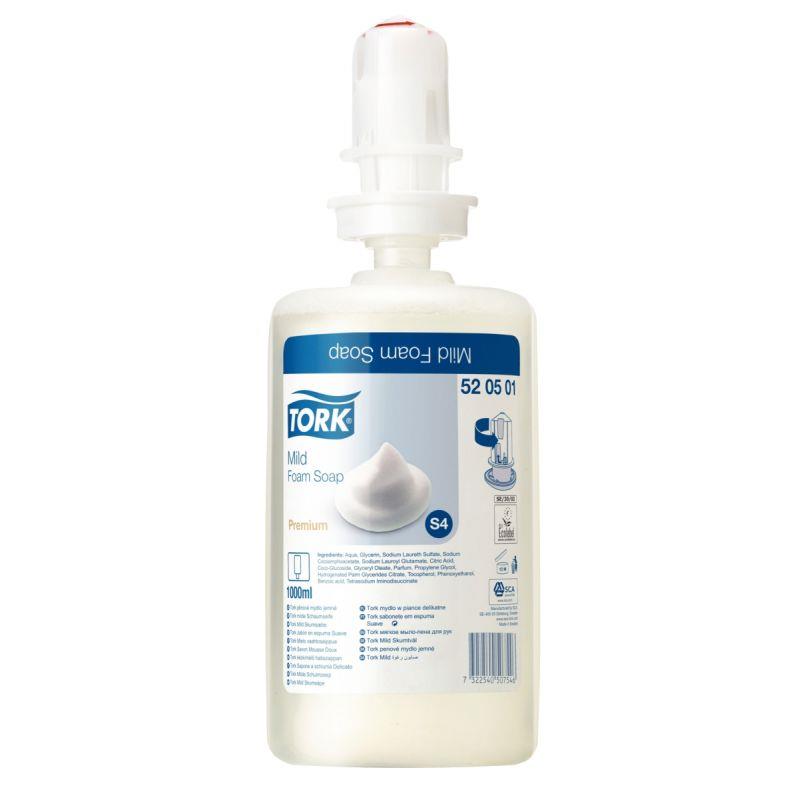 Image de  Carton de 6 recharges de 1L savon mousse S4 