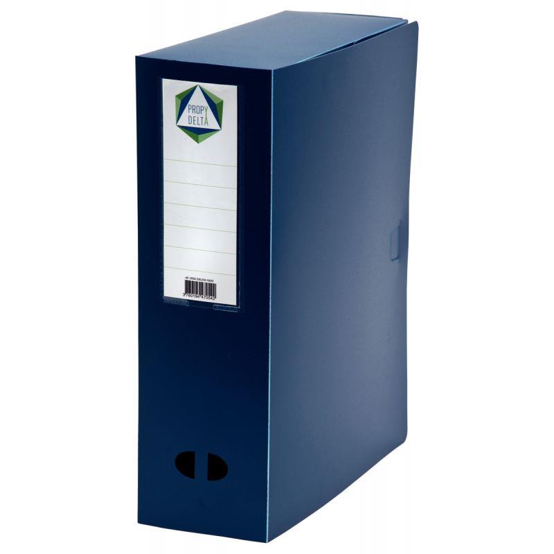 Image de  Boite de classement en polypropylène dos 10 cm, bleu 