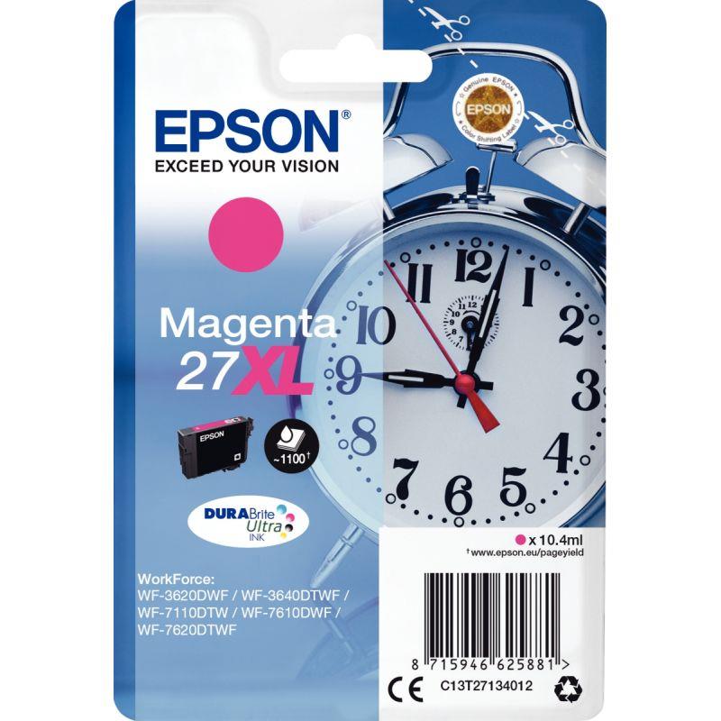 Image de  Epson RÉVEIL / 27XL cartouche jet d''encre magenta haute capacité authentique (T271340) 