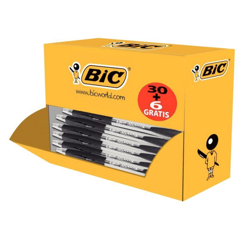 Image de  Pack de 36 stylos Atlantis noirs dont 6 gratuits 
