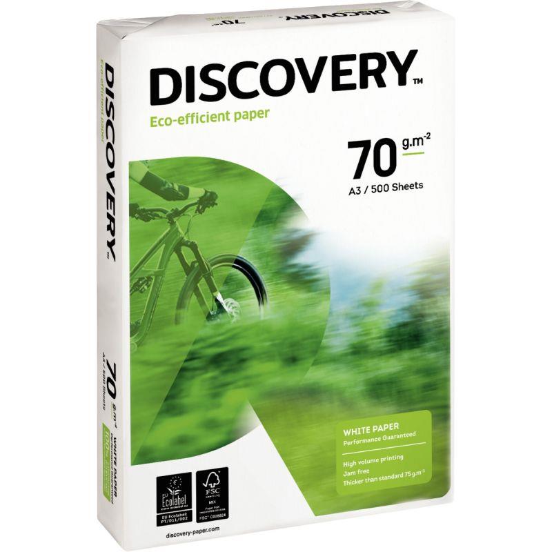 Image de  Ramette de 500 feuilles format A3 70g blanc DISCOVERY 