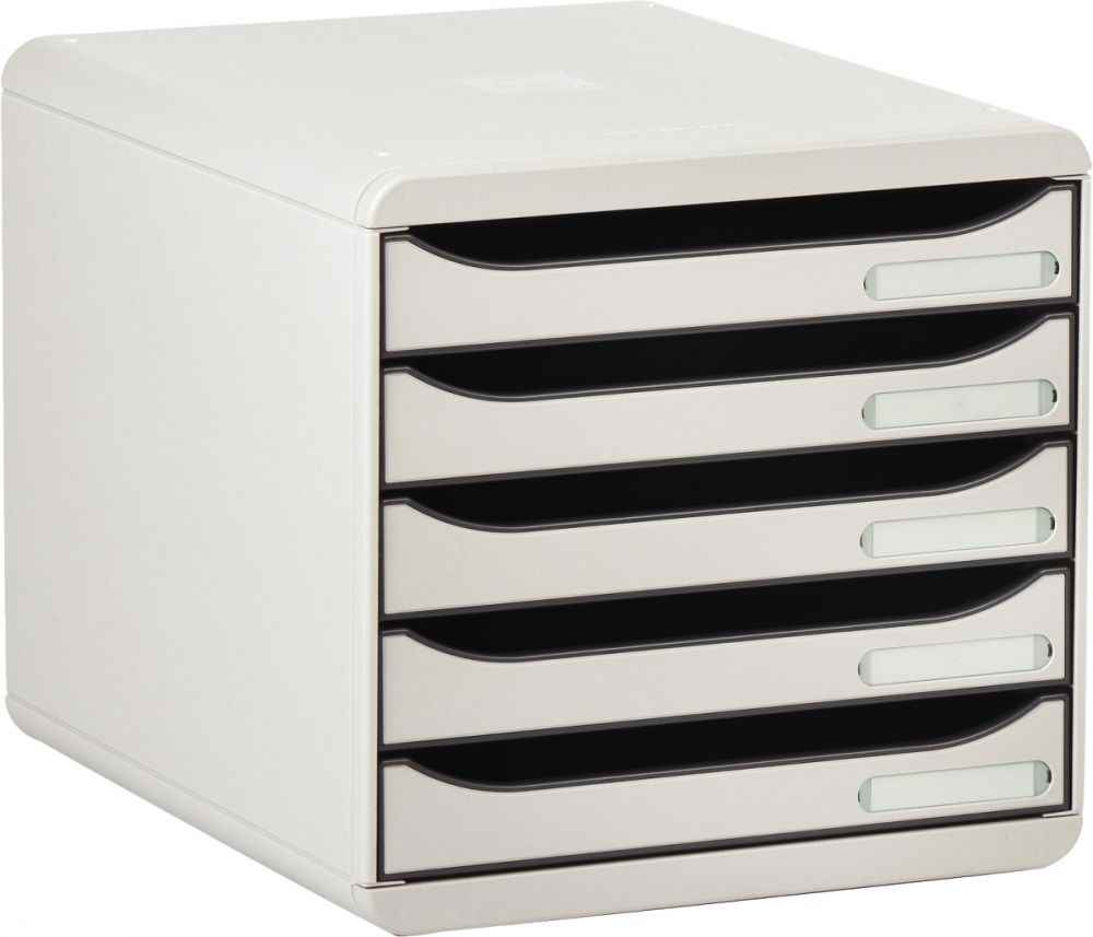Image de  Module 5 tiroirs big box plus gris lumiere 