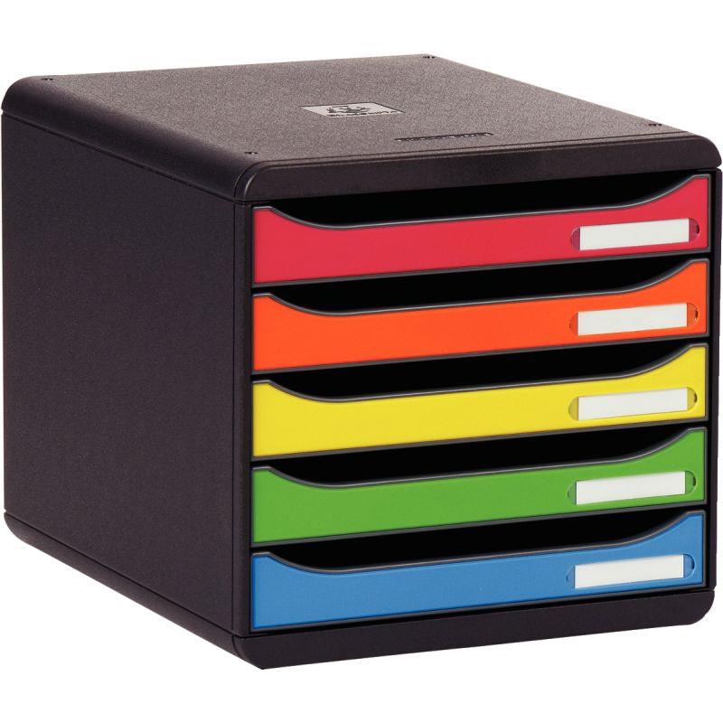 Image de  Module 5 tiroirs BIGBOX+ noir/arlequin 