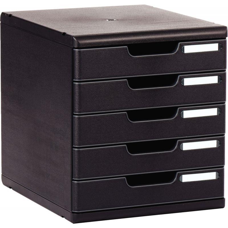 Image de  Module 5 tiroirs MODULO noir 