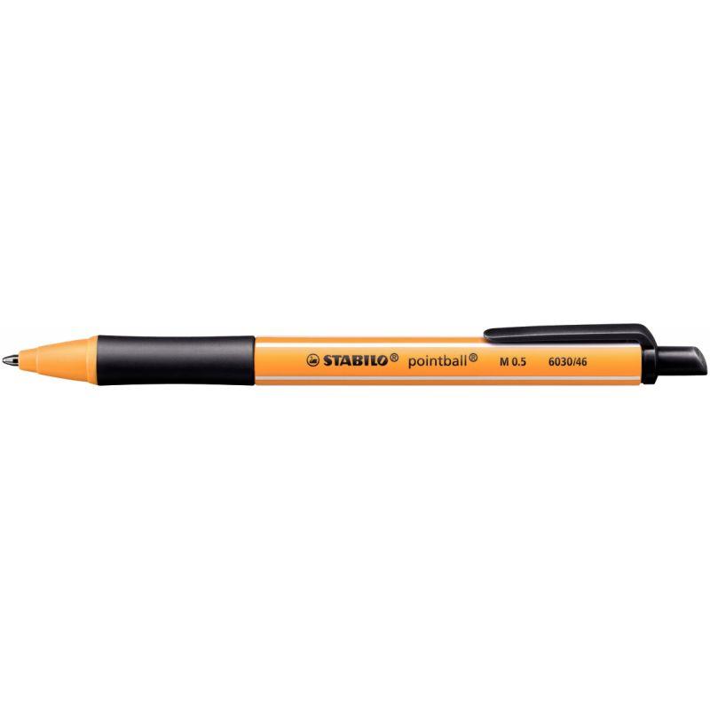 Image de  Stylo bille Pointball noir 