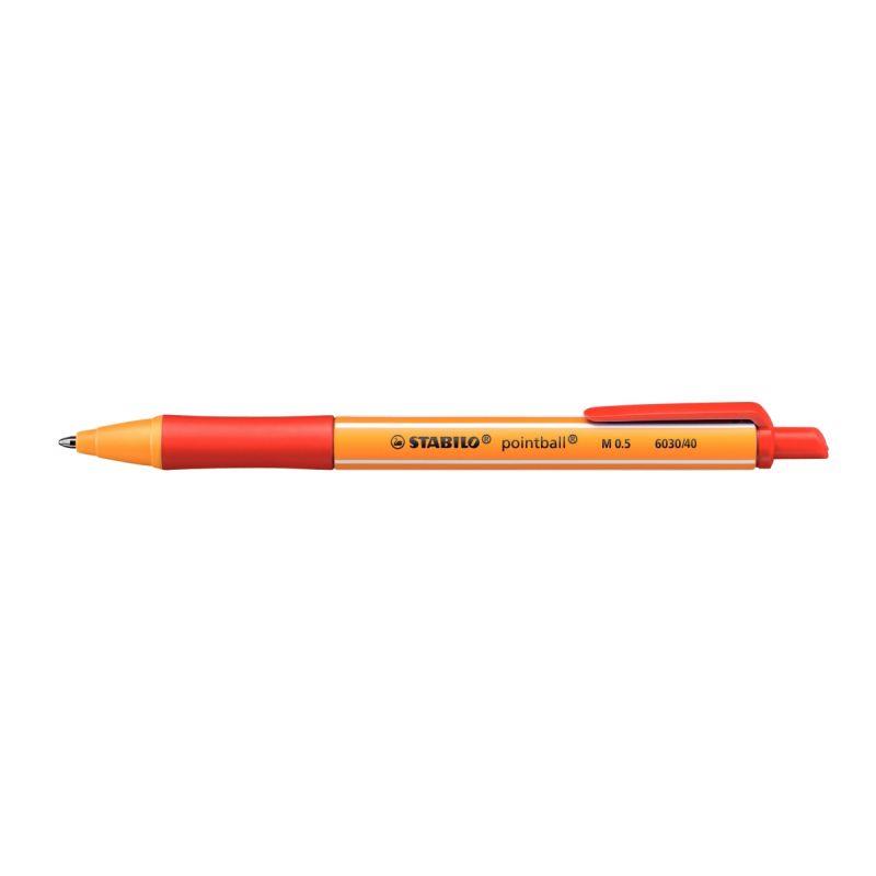 Image de  Stylo bille Pointball rouge 
