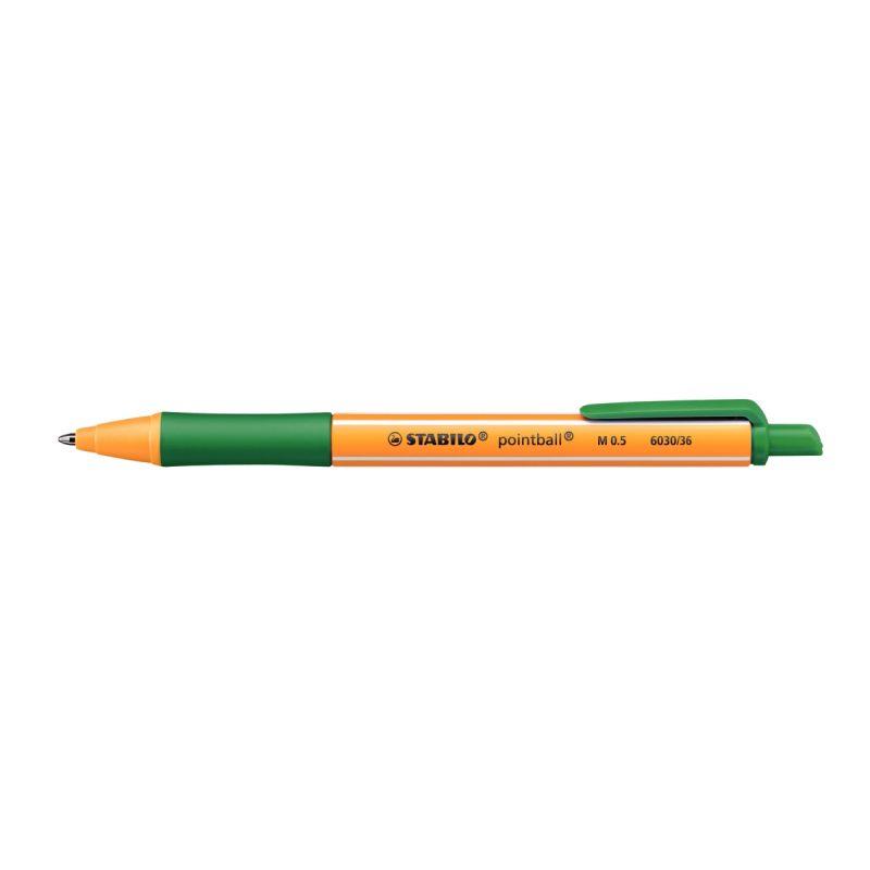 Image de  Stylo bille Pointball vert 