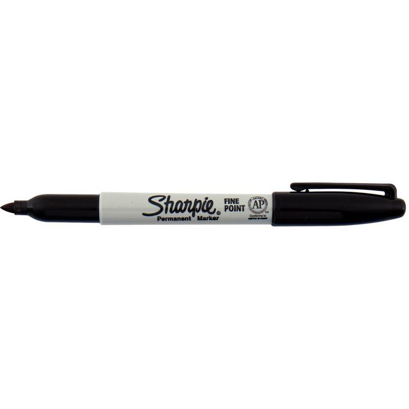 Image de  Marqueur Sharpie pointe fine ogive noir 