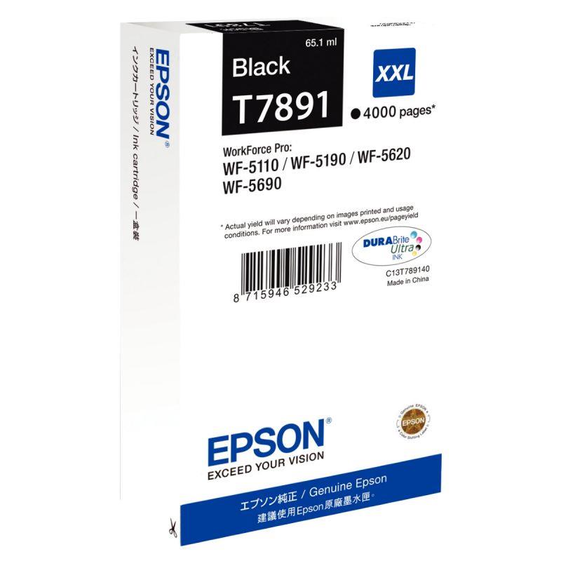 Image de  Epson T789140 cartouche jet d''encre noire très haute capacité authentique 