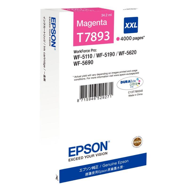 Image de  Epson T789340 cartouche jet d''encre magenta très haute capacité authentique 