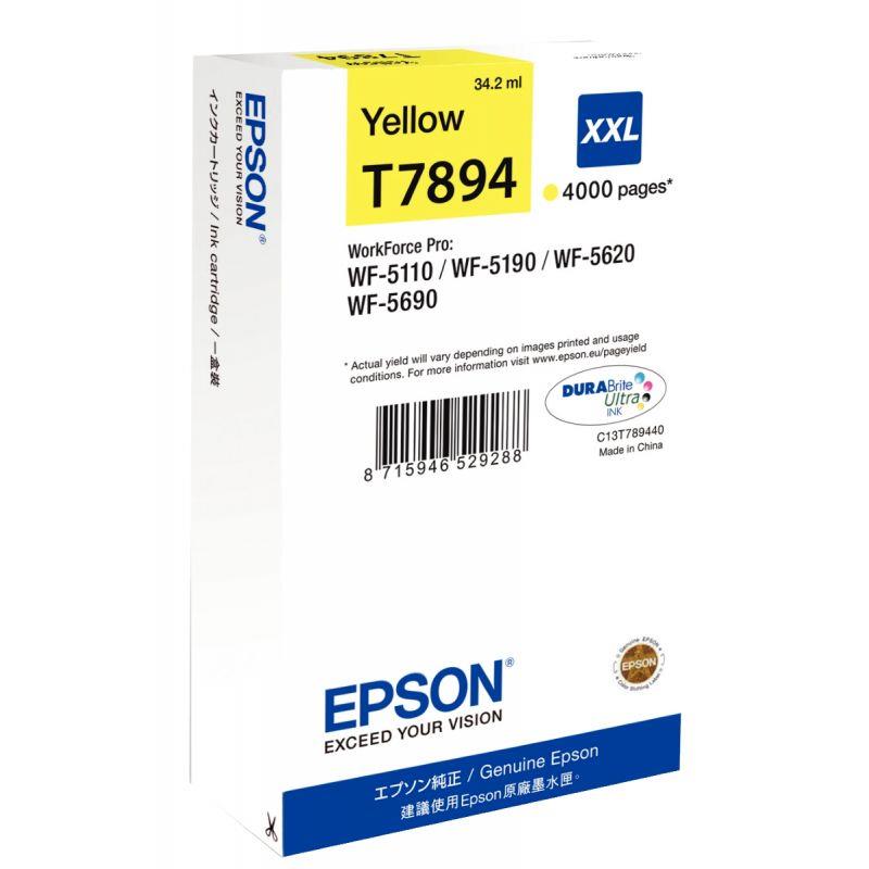 Image de  Epson T789440 cartouche jet d''encre jaune très haute capacité authentique 