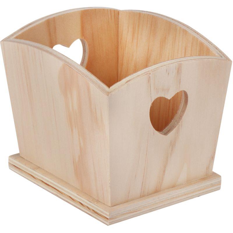 Image de  Lot de 5 vide-poches en bois 