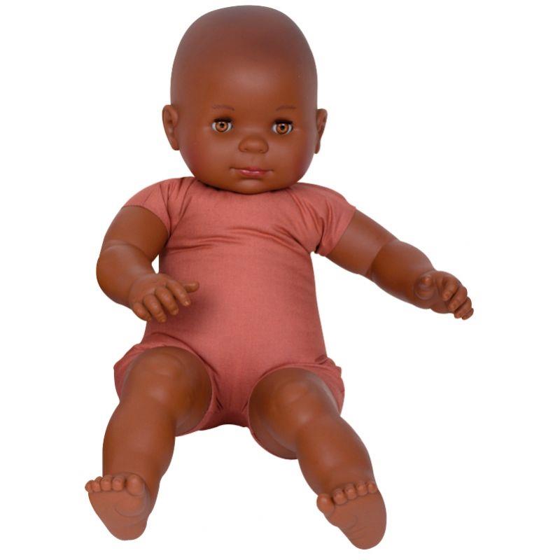 Image de  Poupon africain corps tissu 60 cm 