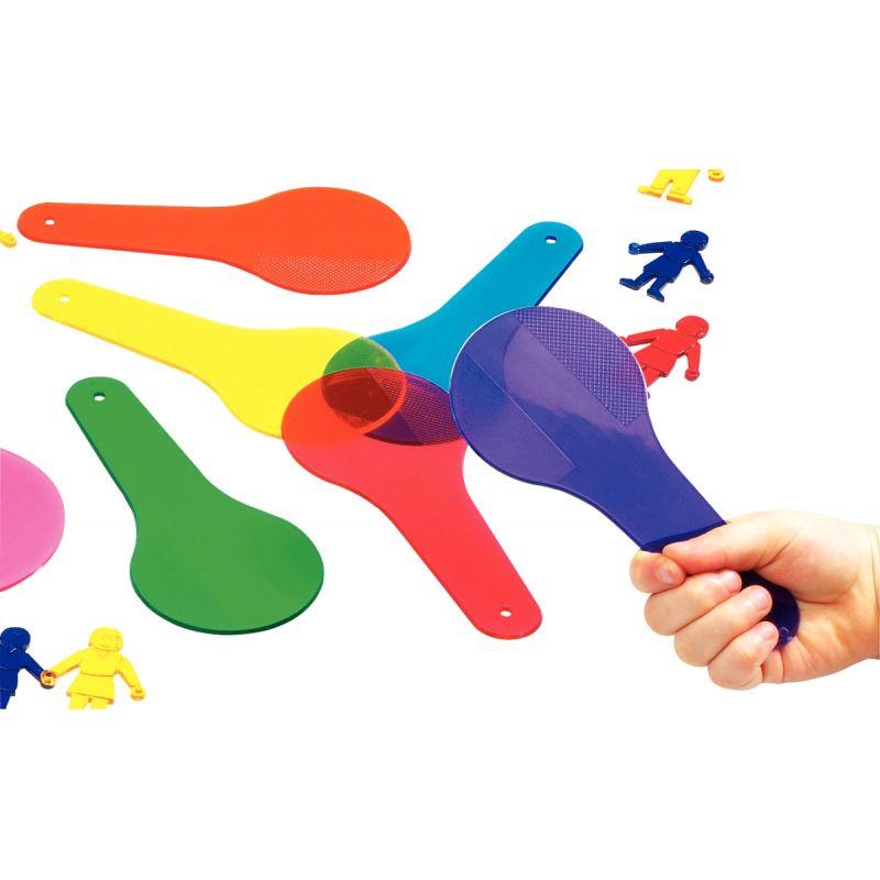 Image de  Sachet de 6 palettes 15cm couleurs assorties 