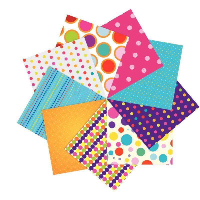 Image de  Pochette de 60 feuilles Origami Bubbles format  20 x 20 cm 