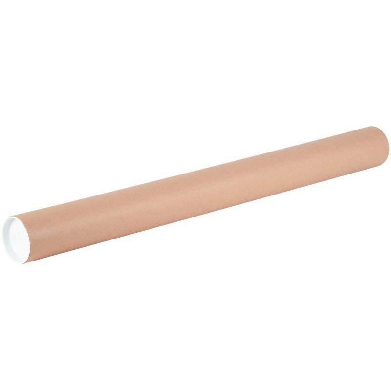 Image de  Tube en carton diamètre 6cm longueur 67cm avec 2 embouts 