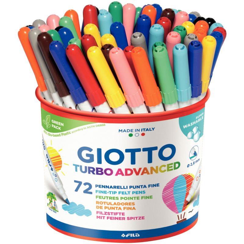 Image de  Pot de 72 feutres Advanced assortis 