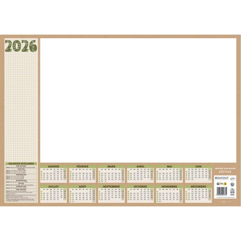 Image de  Sous-main 38,5x54cm nature 25 feuilles 