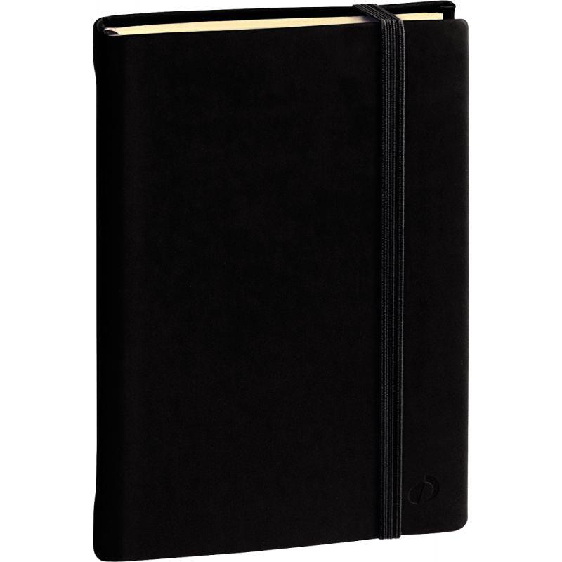 Image de  Carnet ligné Silk 10x15cm noir 