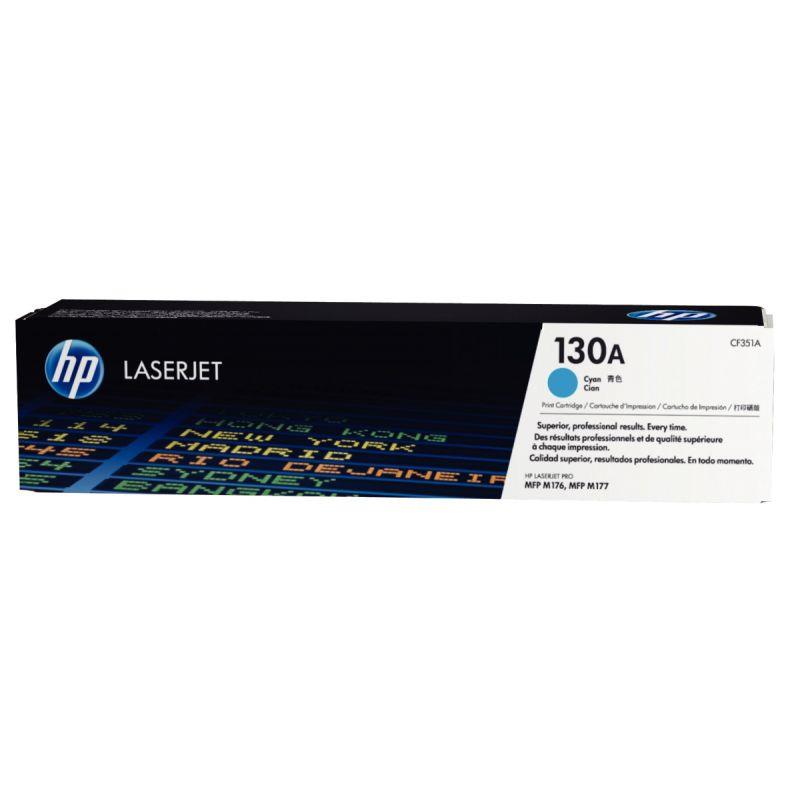 Image de  HP 130A toner cyan authentique (CF351A) 