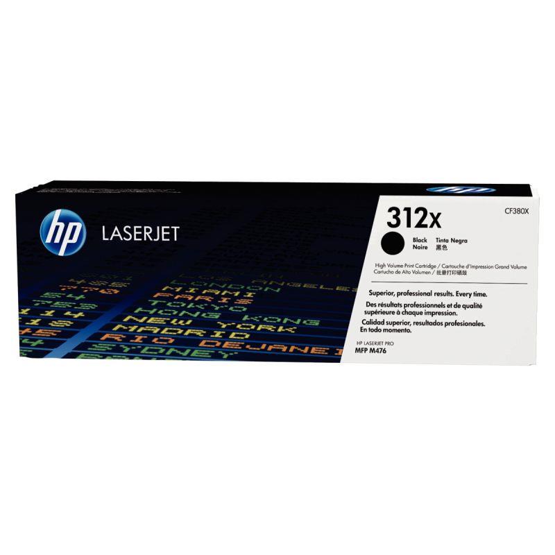 Image de  HP 312X toner noir grande capacité authentique (CF380X) 
