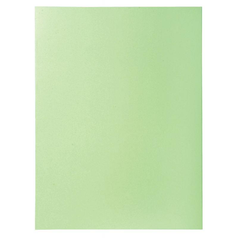 Image de  Paquet de 50 chemises 2 rabats SUPER 210g, format 24x32 cm, vert clair 