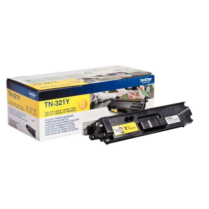 Image de  Brother TN321Y toner laser jaune authentique 