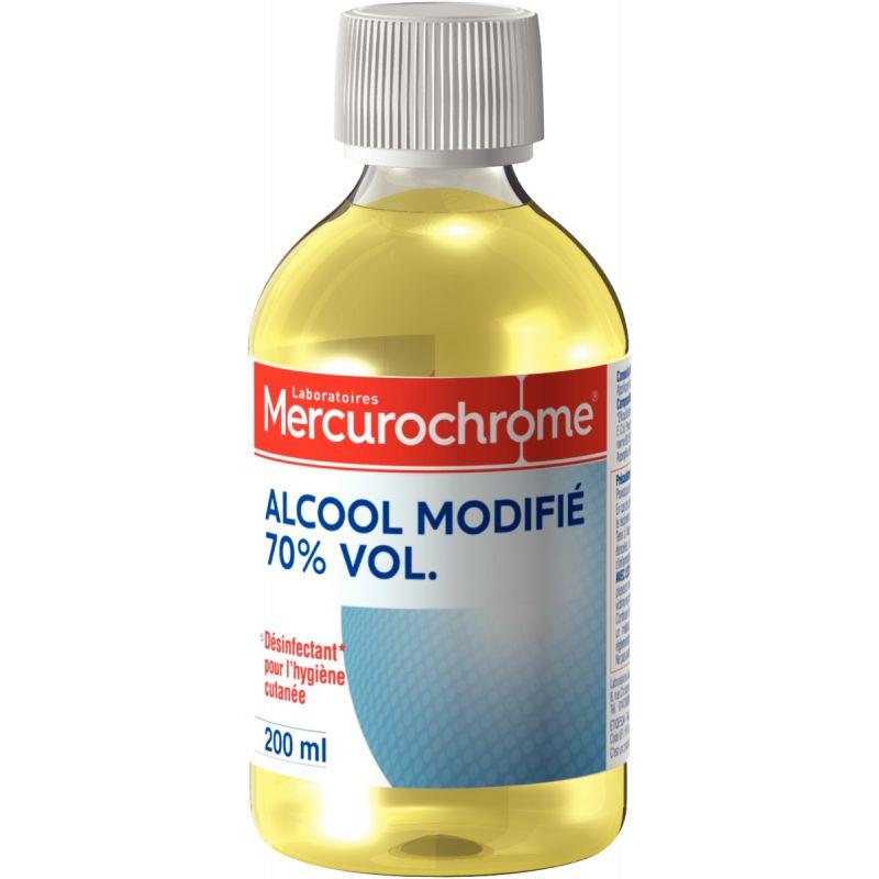Image de  Bouteille d''alcool 70° modifié 200ml 