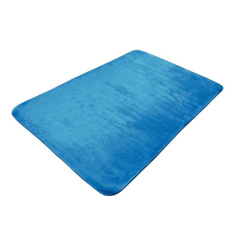 Image de  Tapis ultra soft 70x95cm bleu 