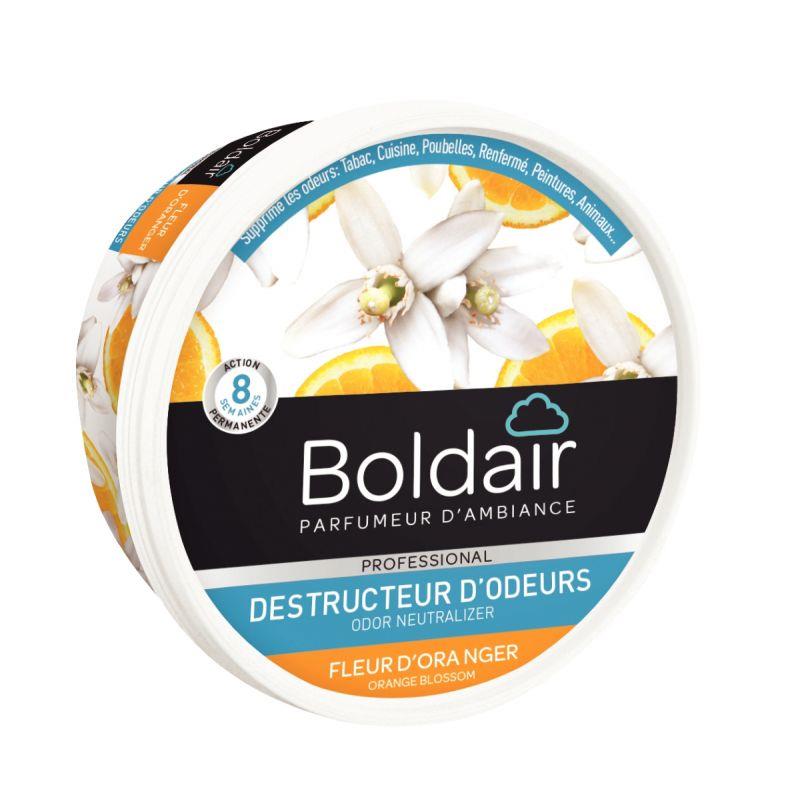 Image de  Boite gel destructeur d''odeurs BOLDAIR fleur d''oranger 